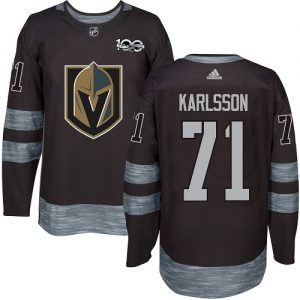 Pánské NHL Vegas Golden Knights dresy 71 William Karlsson Authentic Černá Adidas 1917 2017 100th Anniversary