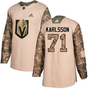 Pánské NHL Vegas Golden Knights dresy 71 William Karlsson Authentic Camo Adidas Veterans Day Practice