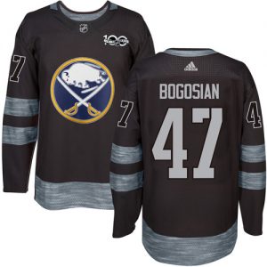 Pánské NHL Buffalo Sabres dresy Zach Bogosian 47 Authentic Černá Adidas 1917 2017 100th Anniversary