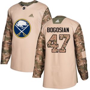 Pánské NHL Buffalo Sabres dresy Zach Bogosian 47 Authentic Camo Adidas Veterans Day Practice