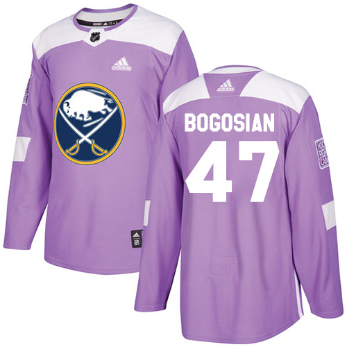 Pánské NHL Buffalo Sabres dresy Zach Bogosian 47 Authentic Nachový Adidas Fights Cancer Practice