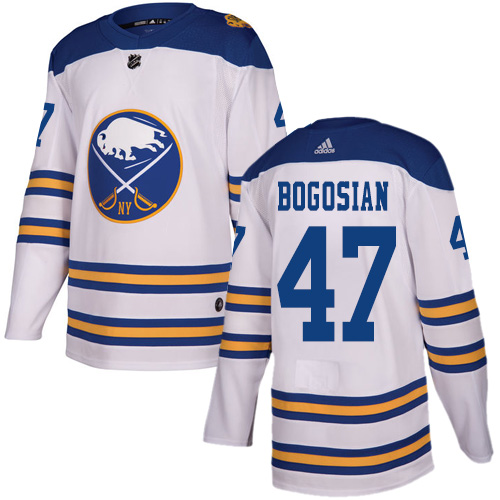 Pánské NHL Buffalo Sabres dresy Zach Bogosian 47 Authentic Bílý Adidas 2018 Winter Classic