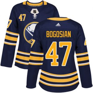 Dámské NHL Buffalo Sabres dresy Zach Bogosian 47 Authentic Námořnická modrá Adidas Domácí