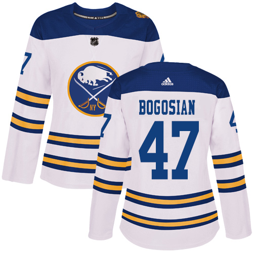 Dámské NHL Buffalo Sabres dresy Zach Bogosian 47 Authentic Bílý Adidas 2018 Winter Classic