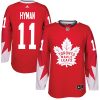 Dětské NHL Toronto Maple Leafs dresy 11 Zach Hyman Authentic Červené Adidas Alternate