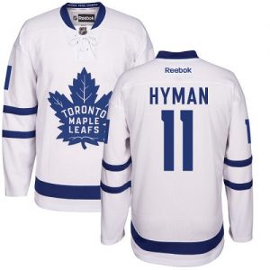 Dětské NHL Toronto Maple Leafs dresy 11 Zach Hyman Authentic Bílý Reebok Venkovní hokejové dresy