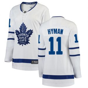 Dámské NHL Toronto Maple Leafs dresy 11 Zach Hyman Breakaway Bílý Fanatics Branded Venkovní