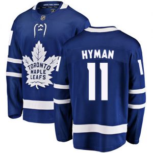 Dětské NHL Toronto Maple Leafs dresy 11 Zach Hyman Breakaway královská modrá Fanatics Branded Domácí