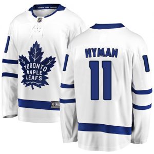 Dětské NHL Toronto Maple Leafs dresy 11 Zach Hyman Breakaway Bílý Fanatics Branded Venkovní
