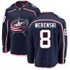 Dětské NHL Columbus Blue Jackets dresy 8 Zach Werenski Breakaway Námořnická modrá Fanatics Branded Domácí