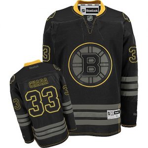 Pánské NHL Boston Bruins dresy Zdeno Chara 33 Authentic Černá Reebok hokejové dresy