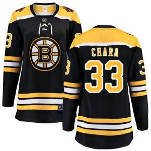 Dámské NHL Boston Bruins dresy Zdeno Chara 33 Breakaway Černá Fanatics Branded Domácí