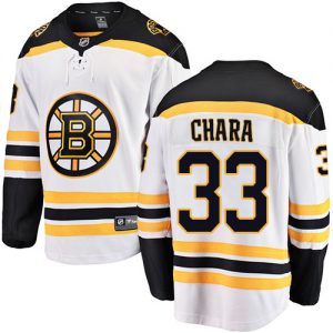 Dětské NHL Boston Bruins dresy Zdeno Chara 33 Breakaway Bílý Fanatics Branded Venkovní