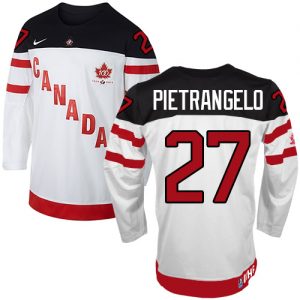 Olympic Alex Pietrangelo Authentic Bílý  Team Canada dresy 27 100th Anniversary