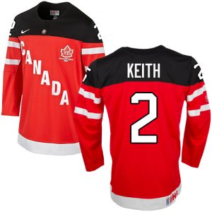 Olympic Duncan Keith Authentic Červené  Team Canada dresy 2 100th Anniversary
