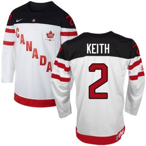 Olympic Duncan Keith Authentic Bílý  Team Canada dresy 2 100th Anniversary
