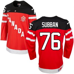 Olympic P.K Subban Authentic Červené  Team Canada dresy 76 100th Anniversary