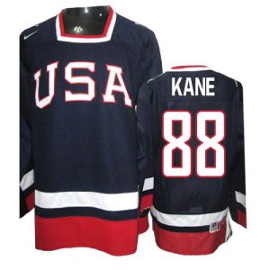 Olympic Patrick Kane Authentic Námořnická modrá  Team USA dresy 88 2010