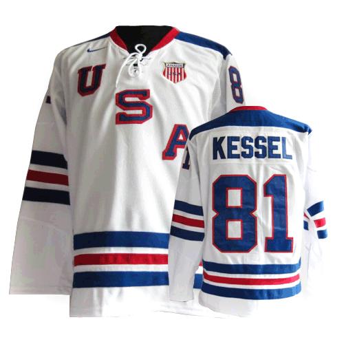 Olympic Phil Kessel Authentic 1960 Throwback Bílý  Team USA dresy 81