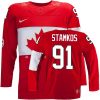 Olympic Steven Stamkos Authentic Červené  Team Canada dresy 91 Venkovní 2014