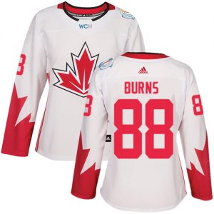 Adidas Team Canada dresy 88 Brent Burns Authentic Bílý Domácí 2016 World Cup hokejové dresy