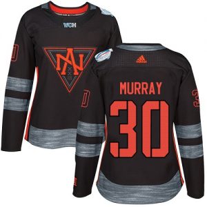 Adidas Team North America dresy 30 Matt Murray Authentic Černá Venkovní 2016 World Cup hokejové dresy