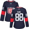Adidas Team USA dresy 88 Patrick Kane Authentic Námořnická modrá Venkovní 2016 World Cup hokejové dresy