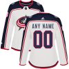 Dámské NHL Columbus Blue Jackets dresy Personalizované Adidas Venkovní Bílý Authentic