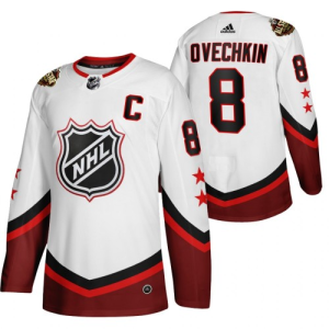 Washington Capitals Dres Alex Ovechkin 8 2022 NHL All-Star Bílý Authentic – Pánské