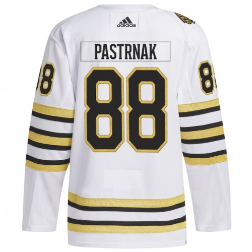 NHL Boston Bruins Dres David Pastrnak 88 100th Anniversary 2023-24 Bílý Authentic