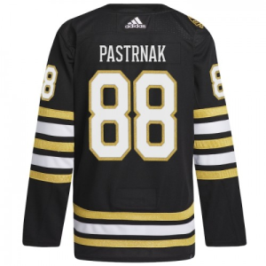 NHL Boston Bruins Dres David Pastrnak 88 100th Anniversary 2023-24 Černá Authentic