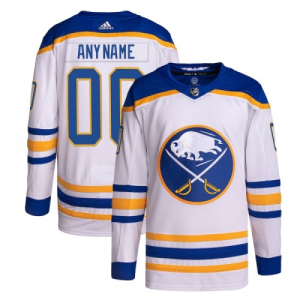 NHL Buffalo Sabres Dres Personalizované Adidas 2023-24 Bílý Venkovní Authentic