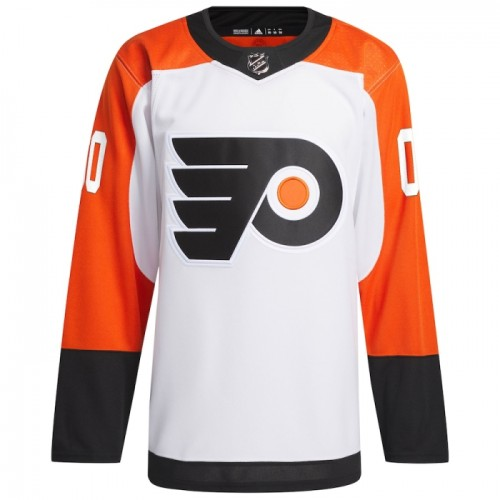 NHL Philadelphia Flyers Dres Personalizované Adidas 2023-24 Venkovní Bílý Oranžový Authentic