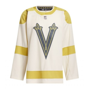 NHL Vegas Golden Knights Dres Personalizované Adidas 2023-24 Krém Winter Classic Authentic