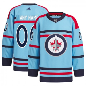 NHL Winnipeg Jets Dres Personalizované Anniversary Adidas 2023-24 Modrý Authentic