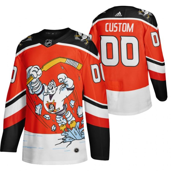 Anaheim Ducks Personalizované Dresy oranžový 2020-21 Reverse Retro Authentic